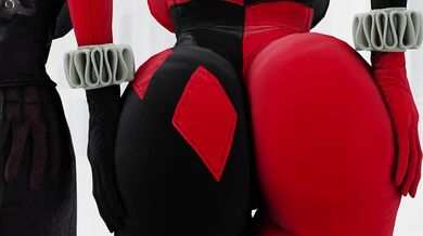 Studs and Stripes: Harley and Talia's Double Bottom Thrill