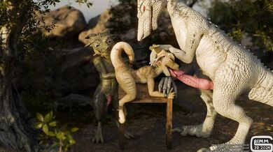 Gaping the Gimp with Grimm 3D