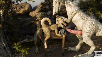 Gaping the Gimp with Grimm 3D