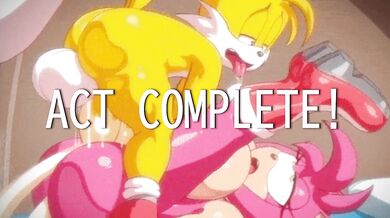 Crazy Lesbian Threesome with Tails and Amy!