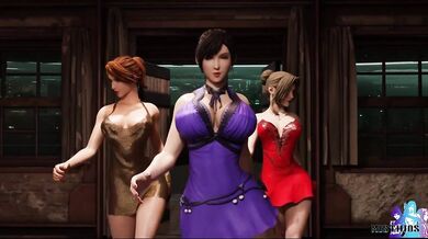 Mortal Kombat 6 Babe Warriors VS Final Fantasy 7 Sexy Chicks