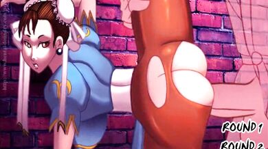 Hentai Porn - Chun Li and Street Fighter in the Wild!