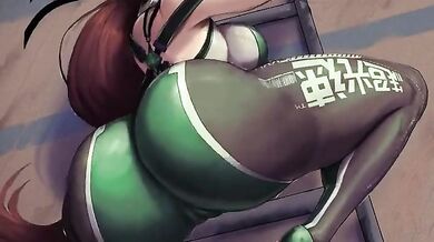 Eve's Ass Jiggles on the Ladder While She Gets Fucked by the Devil