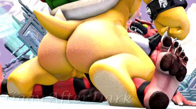 Huge Muscular Man with Giant Dick Pounding Hot Bitches in the Ass