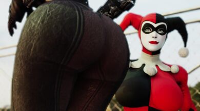 Hentai Booty Fetishists, Harley and Talia, Are Fulfilled by Kishi3D!