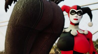 Hentai Booty Fetishists, Harley and Talia, Are Fulfilled by Kishi3D!