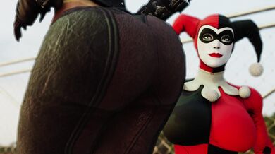 Hentai Booty Fetishists, Harley and Talia, Are Fulfilled by Kishi3D!
