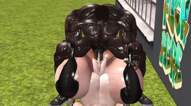 Thug rips open milky milkmaid in wild gangbang sex session