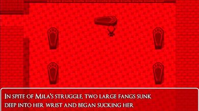 Vampire Slayer Trapped in a Coffin with Bloodthirsty Fangs!