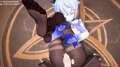 Arousing Arrowplay with Genshin Impact Hottie