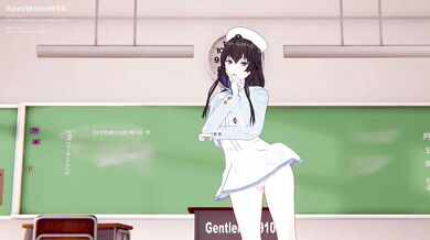 Awkward apology: Yukino from Oregairu in a hentai video by KKS and MMD