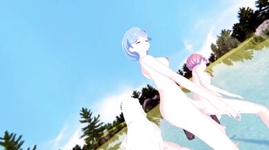 Emilia's Masked Bitchy Transformation in 'Ram Rem'