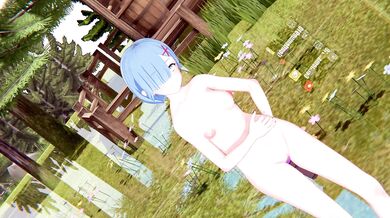 Emilia's Masked Bitchy Transformation in 'Ram Rem'