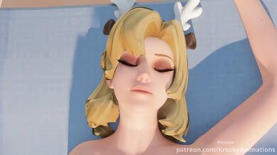 Mercilessly Exposing Her Naughty Bits on the Beach: A Mercy Preview