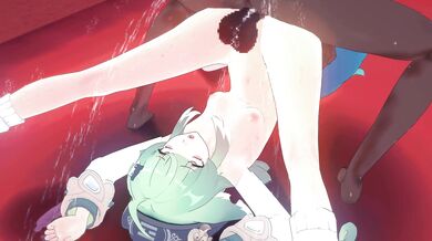 Horny Hentai Housewife Takes on Two Cocks in Kinky Threesome with Her Best Friend Silvia