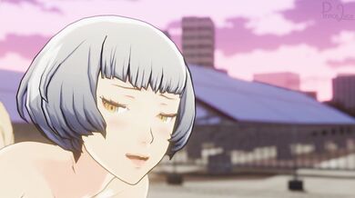 First-Year Elizabeth's Desire for Senior Makoto's Campus Tour Turns Into a Wet & Wild Adventure!