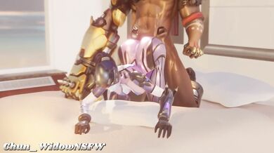 Big-Assed Widowmaker Rear-Ending Action!