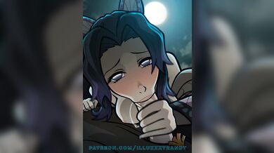 Illusions of Love: Kochou Shinobu's Blowjob Artistry with Agatsuma and Zenitsu.