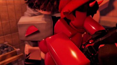Three Hot Demons Take on a Horny Human in the Sauna