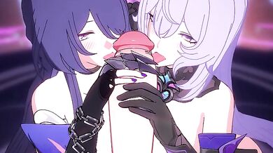 Black Swan Gives Acheron a Lewd Blowie
