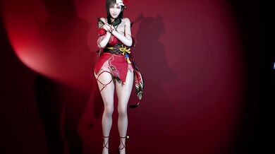 Tifa's Girlfriend Gets Wild and Nasty in a Dance-off for His Pleasure: Version 2