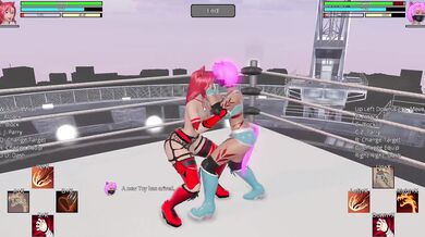 Hentai MMA Action: Ellie vs Lucy - The First Match!