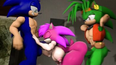 Wall-fucked Sonic and Sonia's Hardcore Sexual Adventure