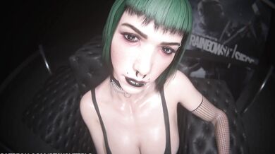 Dark Elf Ela Bosak from Rainbow Six Siege, Taking on Her Enemies with a Steely Gaze and Hardcore Focus!