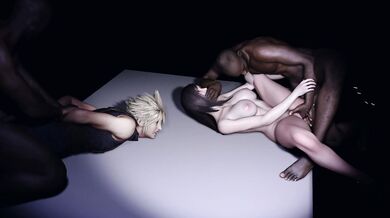 Cloud & Tifa's Steamy Threesome with Sephiroth