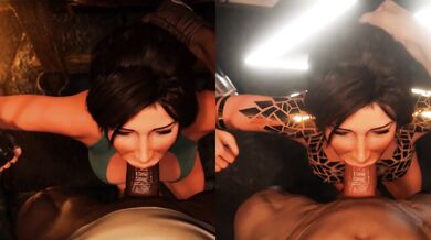 Luscious Lara Croft Takes on Hardcore Video Game Bitches