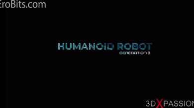 Sexy Cyborg Hottie with a Bionic Boner Enters the Future World of Lesbian Robots