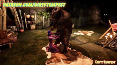 Night Elf Bukkake Taken to the Extreme by a Horny Tauren