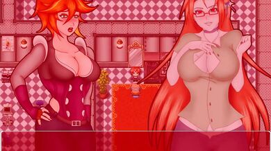 The Lustful Librarian's Lesbian Loss to the Crimson Veiled Vampire Hunter