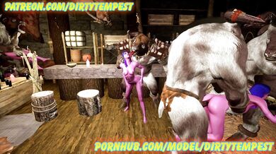 Elfy Taurean Maidens in the Inn, Part 2 - The Unforgettable Orgy!