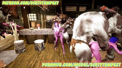 Elfy Taurean Maidens in the Inn, Part 2 - The Unforgettable Orgy!
