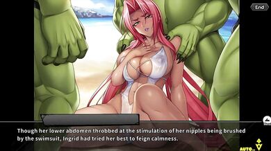 Rise of the Sexually Dominating Beach Empress: Taimanin RPGX English's Ingrid