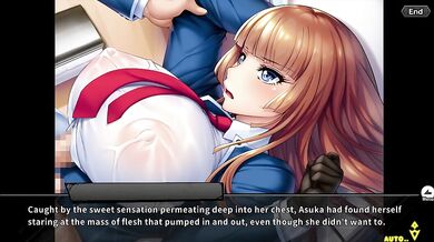 Cute Anime Slut Fucks the Shit Out of a Monster in 'Taimanin RPGX English' [English Dub]