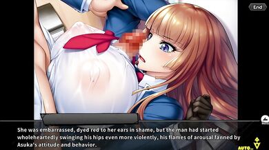 Cute Anime Slut Fucks the Shit Out of a Monster in 'Taimanin RPGX English' [English Dub]