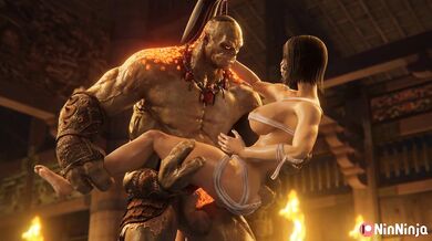 Goro and Mileena's Ninja Sexcapade