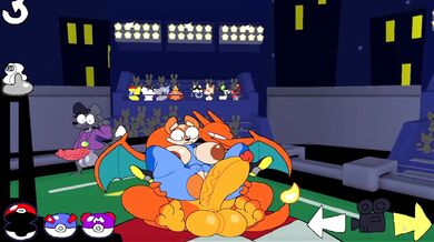 The Naughty Fox and the Flaming Charizard Battle Each Other in a Steamy Game of Sex