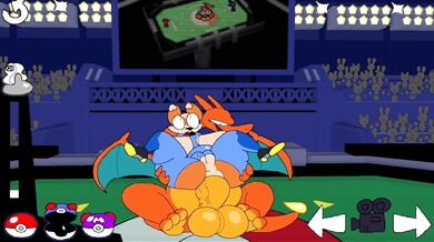 The Naughty Fox and the Flaming Charizard Battle Each Other in a Steamy Game of Sex