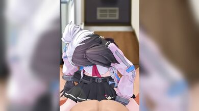 Anal X-Ray Exploration of the Hentai Couple's Missionary Position