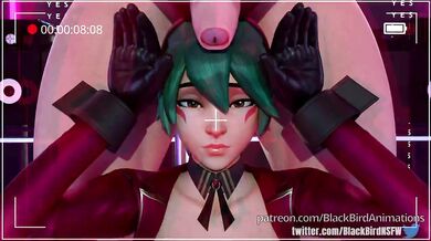 [BlackbirdNSFW] Kiriko's Wild Night Out at the Sexy Club