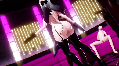 Sexy Kayoko and her Pink Cat Love in the Shower