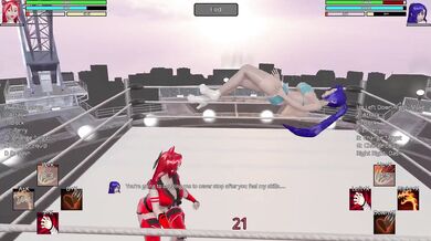 'Elle's First Hentai Match Against Lil Nightmare'