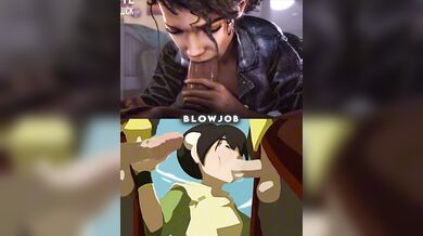 Clementine's Horny Battle with Toph Ends in a Slippery Climax