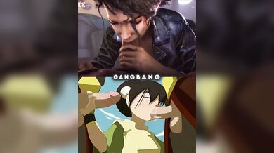 Clementine's Horny Battle with Toph Ends in a Slippery Climax