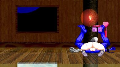 Tifa Lockheart gets pounded by Pepsiman in a steamy Mega Man themed orgy.