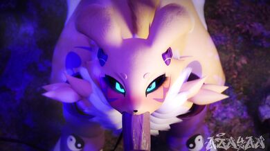 Renamon's Deepthroat Mastery