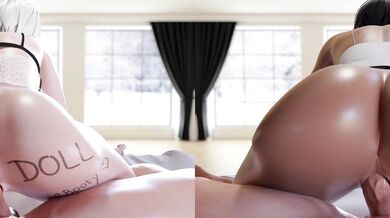 [Pantsushi] Bootylicious 2Booty Ride on the 2P Cock